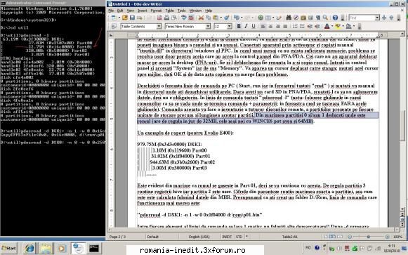 ROM DUMP - Ghid practic - salut, eu am (incercat) facut ''operatia'' la - Mobile/ PDA / GPS Tech Support