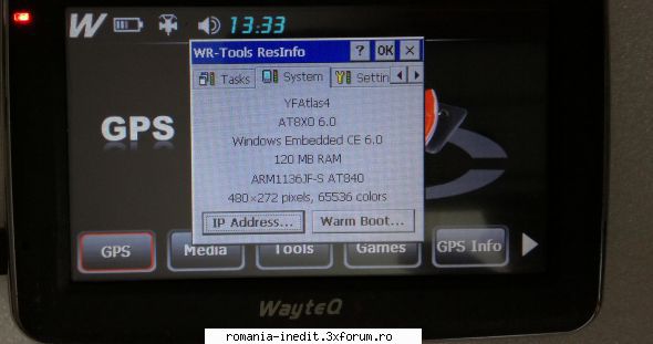ROM DUMP - Ghid practic - WayteQ X820 ROM DUMP password: dump - Mobile/ PDA / GPS Tech Support
