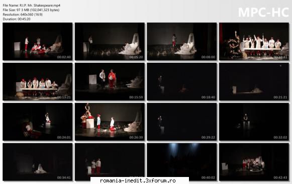 R.I.P. Mr. Shakespeare - bgl23 - Teatru rom�nesc - Romanian Theater