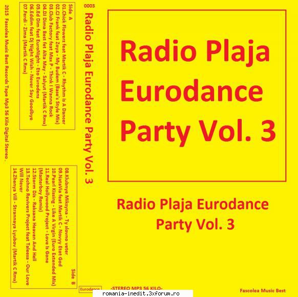 Radio Plaja Eurodance Party Vol. 3 Fascolea Music - Radio Plaja Eurodance Party - International MP3 albums