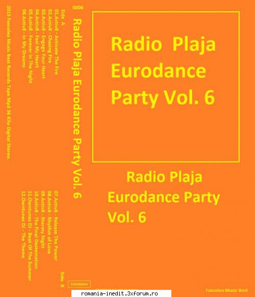 Radio Plaja Eurodance Party Vol. 6 Fascolea Music - Radio Plaja Eurodance Party - International MP3 albums