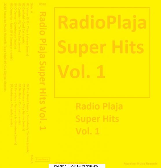 Radio Plaja Super Hits Vol. 1 Fascolea Music - Radio Plaja Super Hits Vol. 1 - International MP3 albums