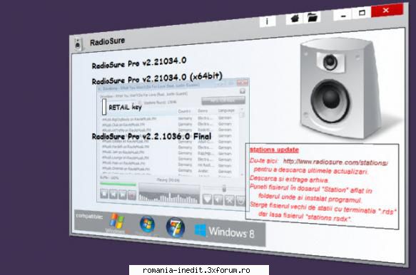 Radio online - RadioSure PRO v Final RadioSure le permite - TV Channels & Posturi de Radio