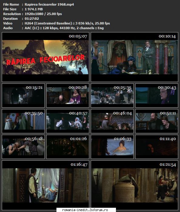 Rapirea fecioarelor (1968) - sasadoru - Filme rom�nesti - Romanian Movies