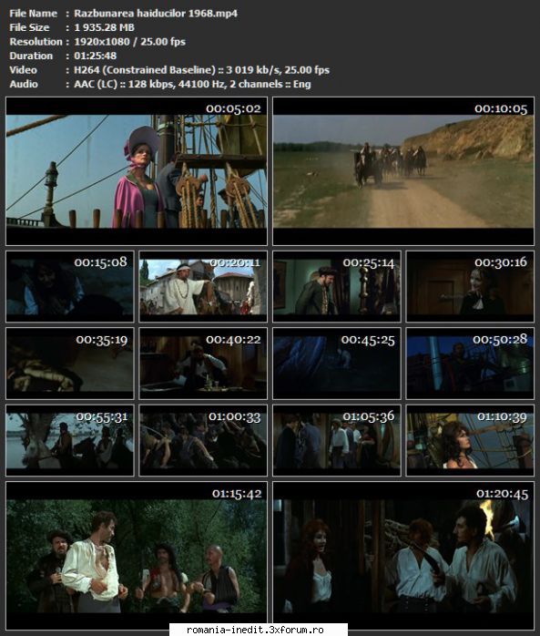 Razbunarea haiducilor (1968) - sasadoru - Filme rom�nesti - Romanian Movies