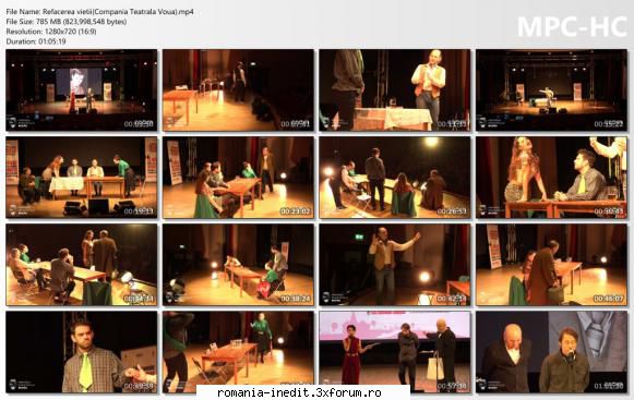 Refacerea vietii(Compania Teatrala Voua) - bgl23 - Teatru rom�nesc - Romanian Theater