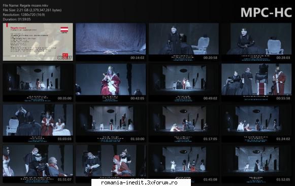 Regele moare(Theater in der Josefstadt GmbH) - Text: Eug�ne Ionesco Tradu - Teatru rom�nesc - Romanian Theater