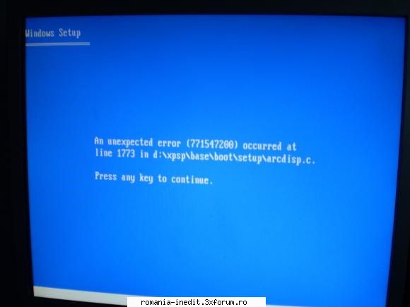 Reinstalare Windows XP SP3 - De mai multe ori am incercat sa reinstalez - Tech Support