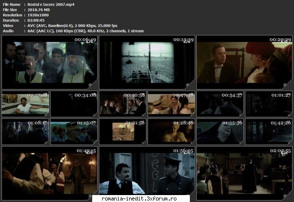 Restul e tacere (2008) - sasadoru - Filme rom�nesti - Romanian Movies