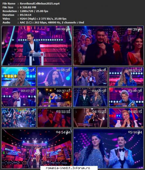 Revelion Antena 1(2025) - Zeci de vedete au făcut show la - Spectacole romanesti - Romanian performances