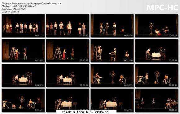 Revista pentru copii in scenete(Trupa Gepetto) - bgl23 - Teatru rom�nesc - Romanian Theater