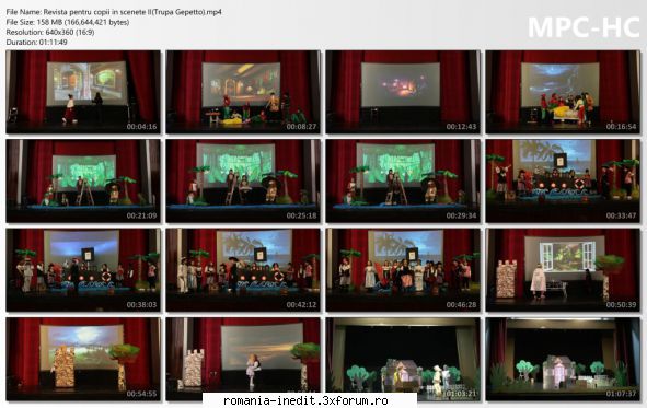 Revista pentru copii in scenete(Trupa Gepetto) - bgl23 - Teatru rom�nesc - Romanian Theater