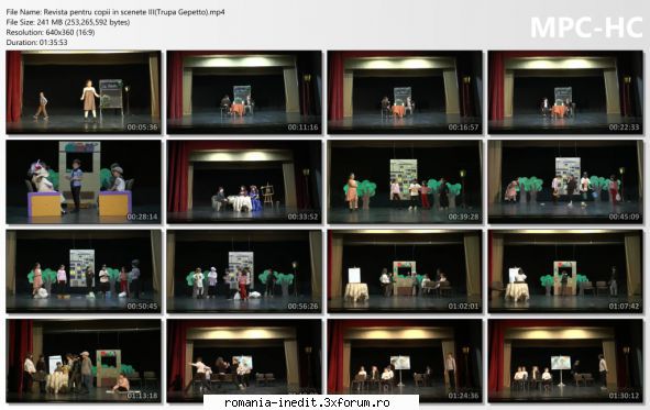 Revista pentru copii in scenete(Trupa Gepetto) - bgl23 - Teatru rom�nesc - Romanian Theater