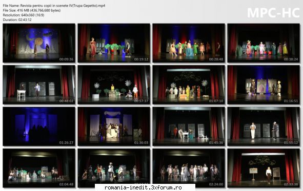 Revista pentru copii in scenete(Trupa Gepetto) - bgl23 - Teatru rom�nesc - Romanian Theater