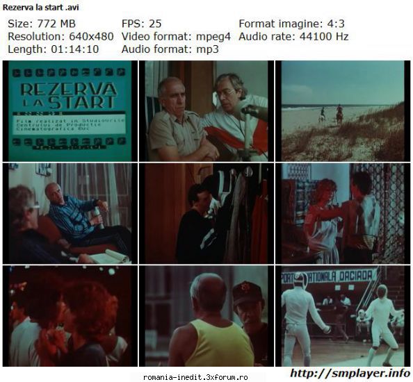 Rezerva la start (1988) - Repostare !! Rezerva la start (1988) The Bench - Filme rom�nesti - Romanian Movies