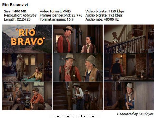 Rio Bravo (1959) - Rio Bravo (1959) DVDRip Subtitrare / Romana 1,4 - Filme clasice - Old Movies