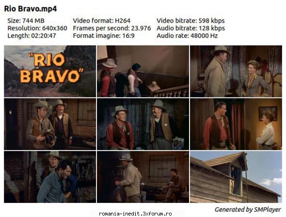 Rio Bravo (1959) - Rio Bravo (1959) DVDRip / MP4 Subtitrare / Romana - Filme clasice - Old Movies