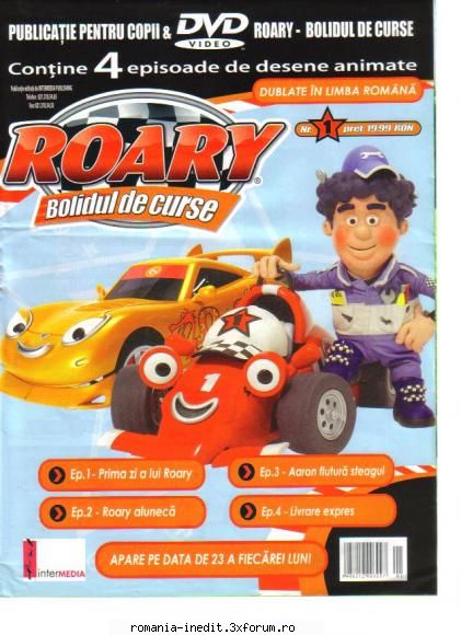 Roary, bolidul de curse - DVD1, 4 episoade audio romana - totonica2001 - Filme pentru copii - Movies for kids