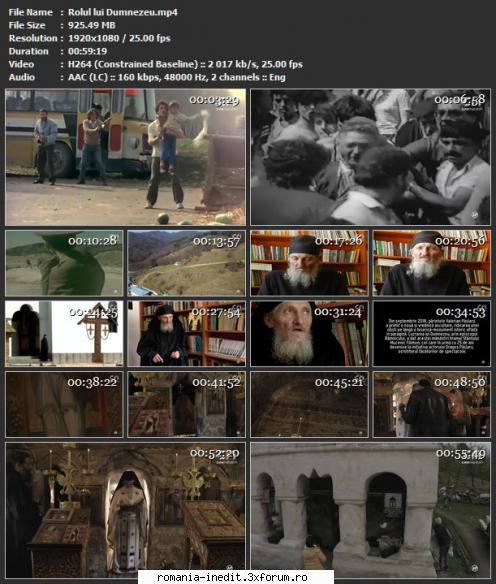 Rolul lui Dumnezeu - Pe Părintele Valerian, starețul - Filme Documentare