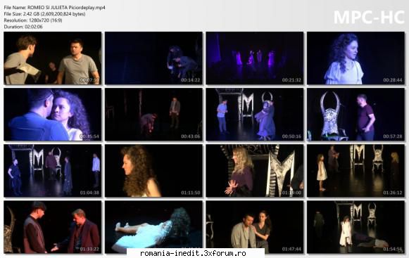Romeo si Julieta(Teatrul Mic) - Regie Liliana Pană Decor Francesca - Teatru rom�nesc - Romanian Theater