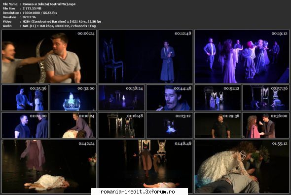 Romeo si Julieta(Teatrul Mic) - sasadoru - Teatru rom�nesc - Romanian Theater