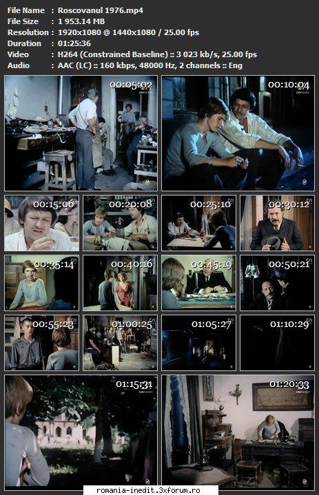 Roscovanul (1976) - sasadoru - Filme rom�nesti - Romanian Movies