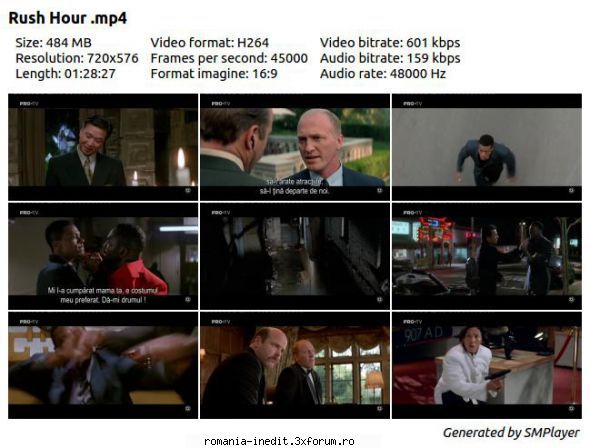 Rush Hour Collection: I, II, III - Rush Hour (1998) TVRip / MP4 Subtitrare / Romana - Filme - Movies
