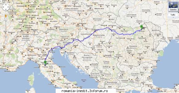 Ruta Romania - Italia - Ruta cea mai rapida este prin Slovenia. Benzina - Calatorii - Travel & Geographic