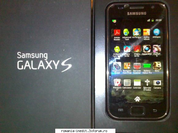 Samsung Galaxy S1 - Vand telefon Samsung Galaxy i9000 in stare - Talcioc - Rag fair