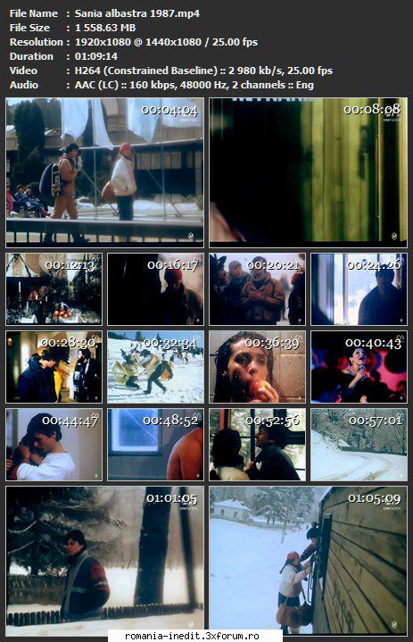 Sania Albastra (1987) - sasadoru - Filme rom�nesti - Romanian Movies
