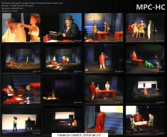 Santiago El Campeon(Teatrul Tineretului Piatra Neamt) - bgl23 - Teatru rom�nesc - Romanian Theater
