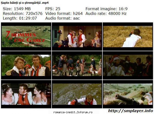 Sapte baieti si o strengarita (1966) - Repostare !! Șapte - Filme rom�nesti - Romanian Movies