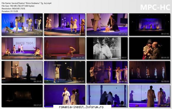 Sarutul(Teatrul �Elvira Godeanu� Targu Jiu) - Regia și scenografia - Teatru rom�nesc - Romanian Theater