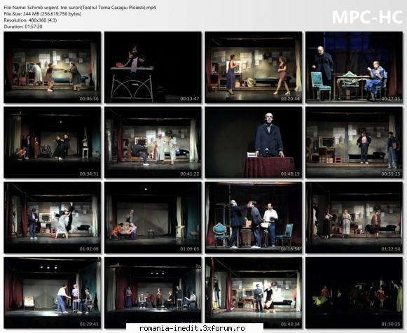 Schimb urgent. trei surori(Teatrul Toma Caragiu Ploiesti) - bgl23 - Teatru rom�nesc - Romanian Theater