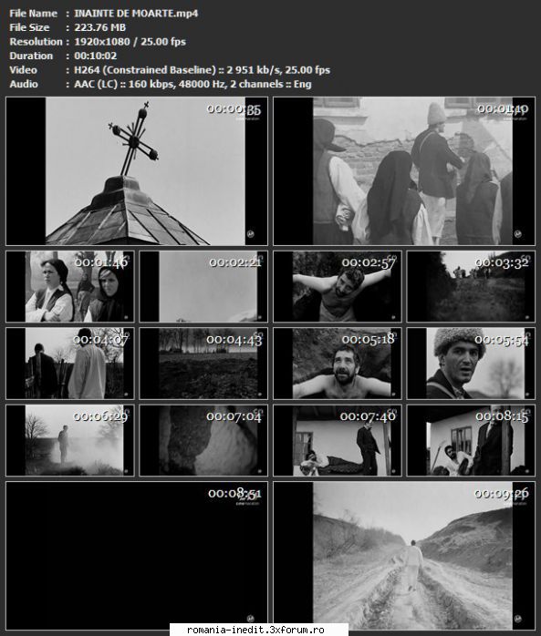 Scurtmetraje-Teatru scurt/radiofonic - �nainte de moarte 1981 - Filme rom�nesti - Romanian Movies