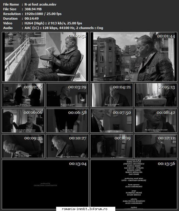 Scurtmetraje-Teatru scurt/radiofonic - Regie: Agatha Ioana Păltinel - Filme rom�nesti - Romanian Movies