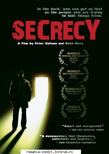 Secrecy (2008) - Secrecy (2008) - DVDRip Size: 700MB | Video - Filme Documentare