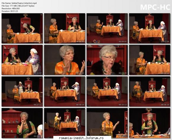 Sefele(Teatrul Arlechin) - Regia Iacob Distributia: Magda Gherghescu - Teatru rom�nesc - Romanian Theater