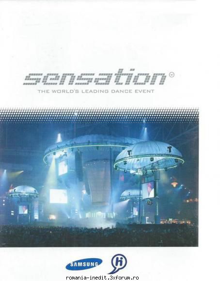 Sensation DVD collection - Colectie de release-uri oficiale - Spectacole straine - International performances