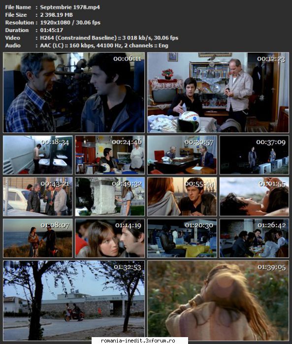 Septembrie (1978) - sasadoru - Filme rom�nesti - Romanian Movies