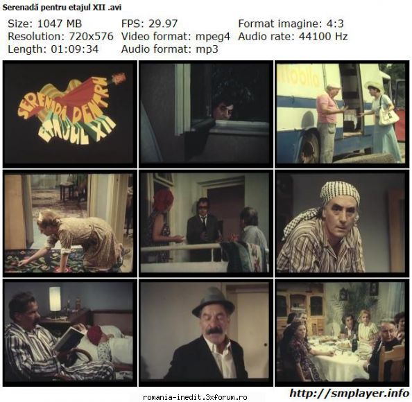 Serenada pentru etajul XII (1976) - Repostare !! Serenadă pentru - Filme rom�nesti - Romanian Movies