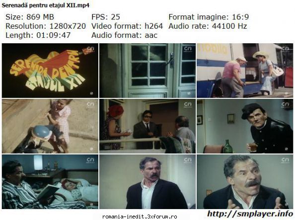 Serenada pentru etajul XII (1976) - Serenadă pentru etajul XII - Filme rom�nesti - Romanian Movies