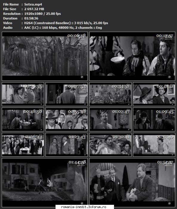 Setea (1960) - sasadoru - Filme rom�nesti - Romanian Movies
