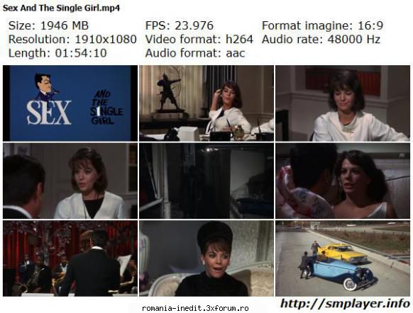 Sex And The Single Girl (1964) - Sex And The Single Girl (1964) Audio / Engleza - Filme clasice - Old Movies