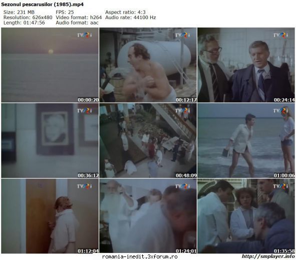Sezonul pescăruşilor (1984) - marianvo - Filme rom�nesti - Romanian Movies