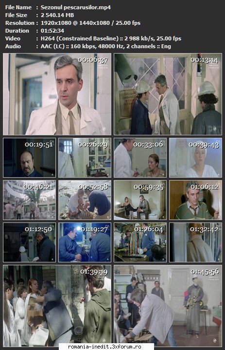 Sezonul pescăruşilor (1984) - sasadoru - Filme rom�nesti - Romanian Movies