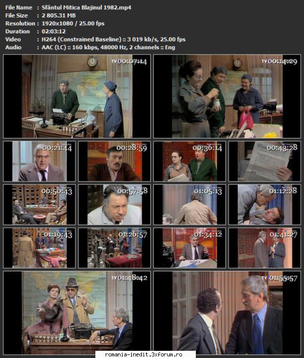 Sfantul Mitica Blajinu (1981) (Teatru TV) - sasadoru - Teatru rom�nesc - Romanian Theater