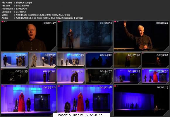 Shylock (Teatrul de Comedie) (2017) - Shylock după Gareth Armstrong - Teatru rom�nesc - Romanian Theater