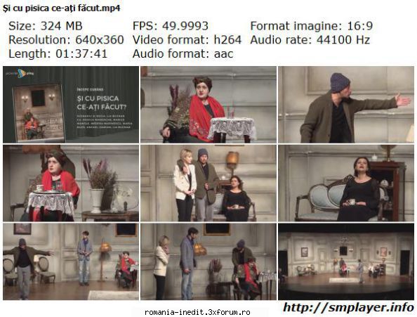 Și cu pisica ce-ați făcut?(TNB) - Multumiri ! Și cu - Teatru rom�nesc - Romanian Theater