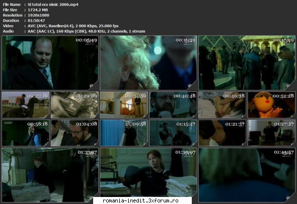 Si totul era nimic (2006) - tvrip totul era nimic 2006.mp4 - Filme rom�nesti - Romanian Movies